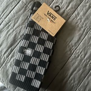 NWT Men’s Vans Checkerboard crew socks